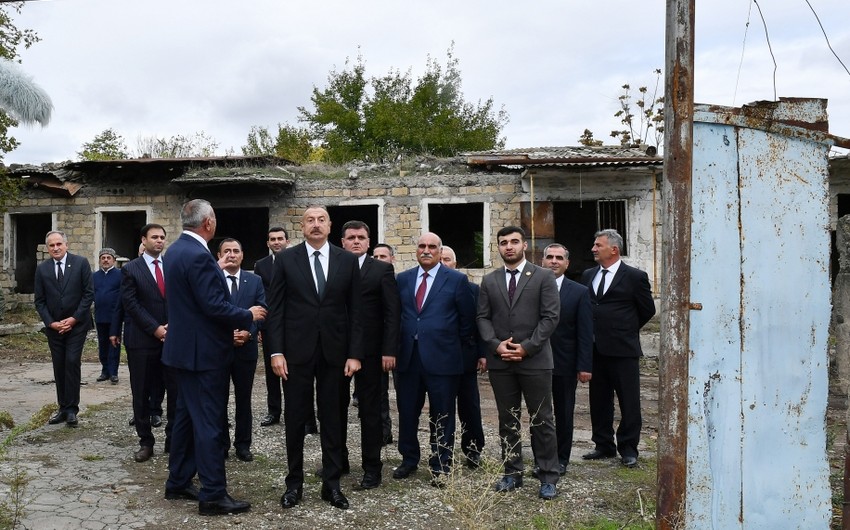 President Ilham Aliyev: Zangilan mosque is being restored