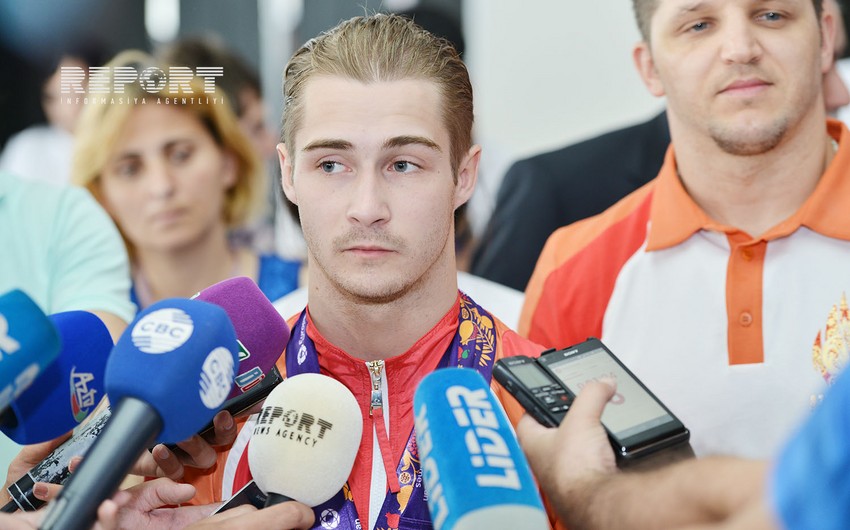 Azerbaijani gymnast won five medals at Baku 2015: We go forward with small, but sure steps