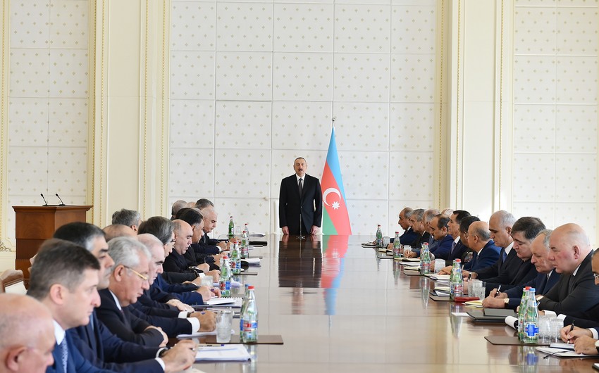 President Ilham Aliyev chairs meeting of Cabinet of Ministers