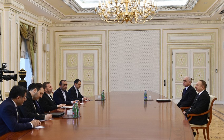 President Ilham Aliyev receives Iranian Minister of Communications and Information Technology