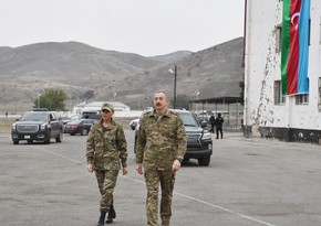 Ильхам Алиев и Мехрибан Алиева посетили Агдам