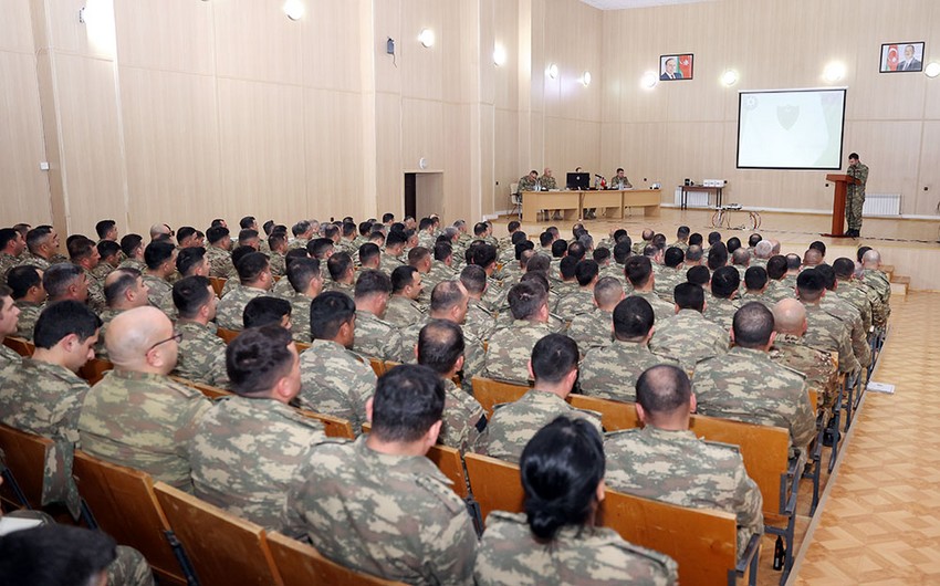 Final meeting on results of first quarter held in military units