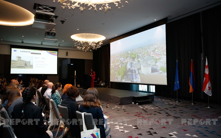 Cultural development strategies of three cities of Azerbaijan presented in Tbilisi