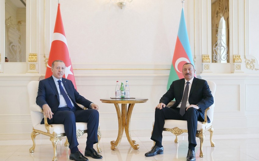 Ilham Aliyev and Recep Tayyip Erdoğan held one-on-one meeting
