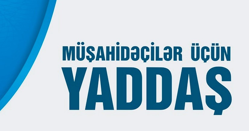 MSK bələdiyyə seçkilərində “Müşahidəçilər üçün yaddaş” kitabçası hazırlayıb