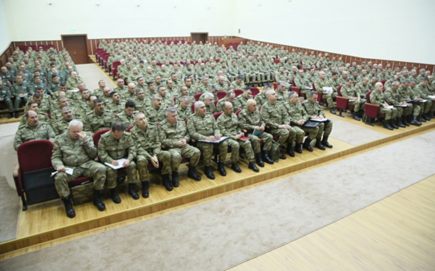 Azerbaijani Defense Ministry holds a board meeting