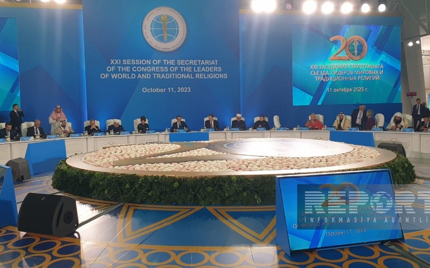 XXI meeting of Secretariat of Congress of Leaders of World and Traditional Religions underway in Astana