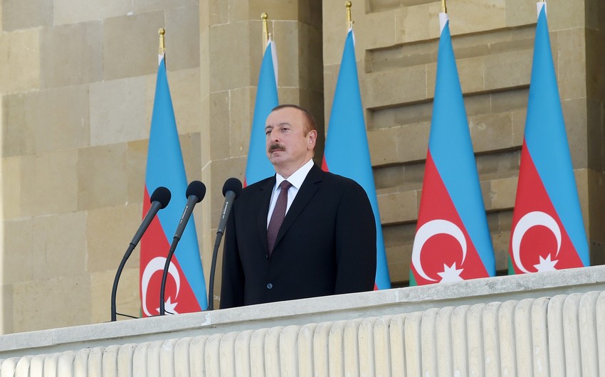 Глава государства: Души турецких шехидов, покоящихся в различных уголках Азербайджана, обрели покой 