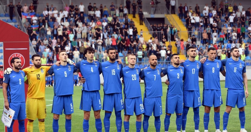 Сборная Азербайджана продвинулась на 6 позиций в рейтинге ФИФА