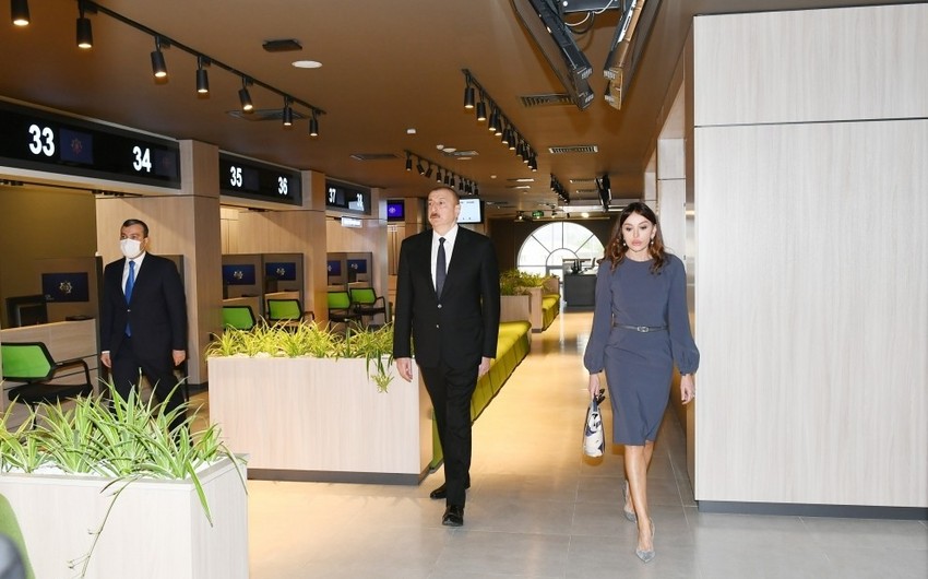 Ilham Aliyev, Mehriban Aliyeva attend opening of DOST center No3