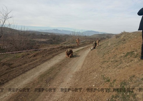 Участок дороги длиной 6-7 км из Физули в Шушу очищен от мин