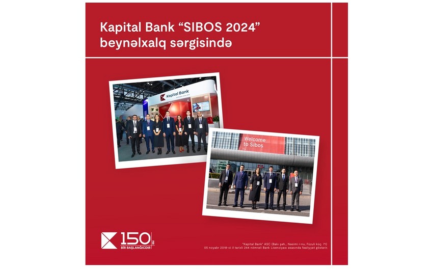 Kapital Bank “SIBOS 2024” beynəlxalq sərgisində