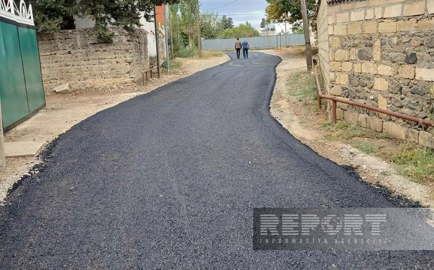 В городе Гёйтепе завершены ремонтные работы на ряде улиц