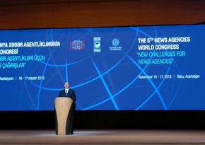 Baku hosts opening ceremony of 5th News Agencies World Congress