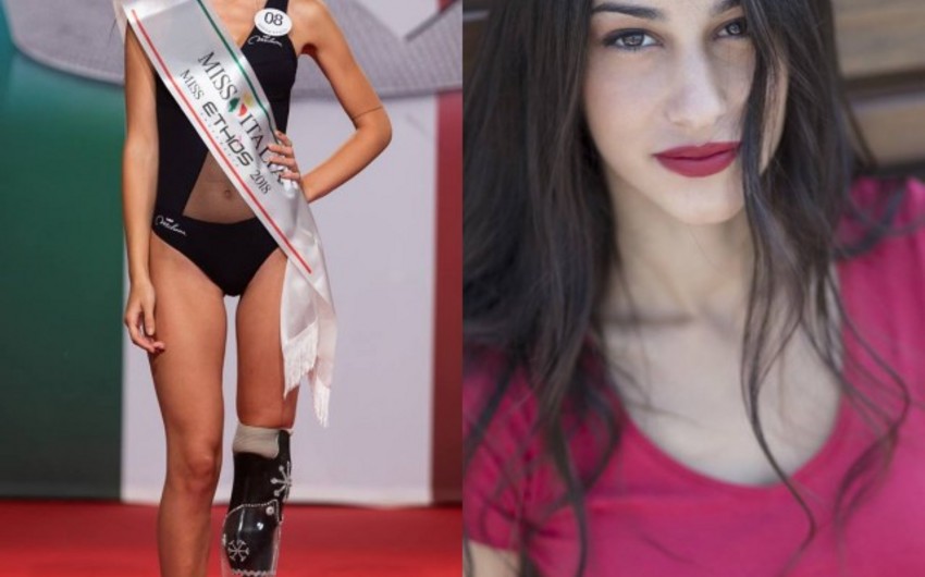 Одноногая девушка стала финалисткой главного итальянского конкурса красоты