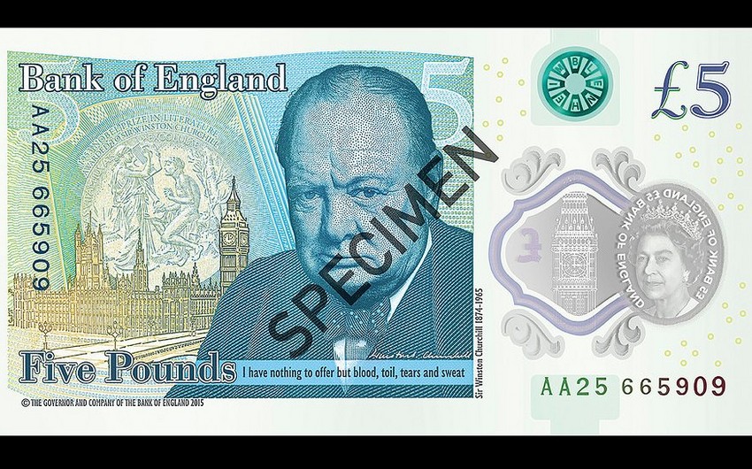 ​Банк Англии выпустит в обращение новую пластиковую банкноту