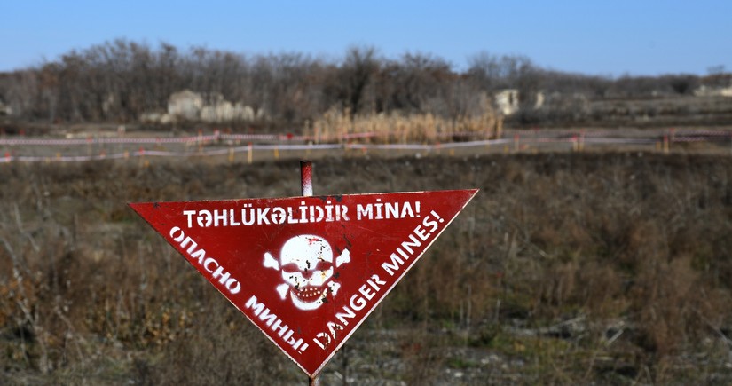 Over 500 mines found in Azerbaijan's liberated territories last month