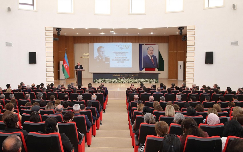 В Гёйчае прошло мероприятие, посвященное 100-летию Гейдара Алиева