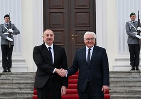 Завершилась встреча президентов Азербайджана и Германии один на один