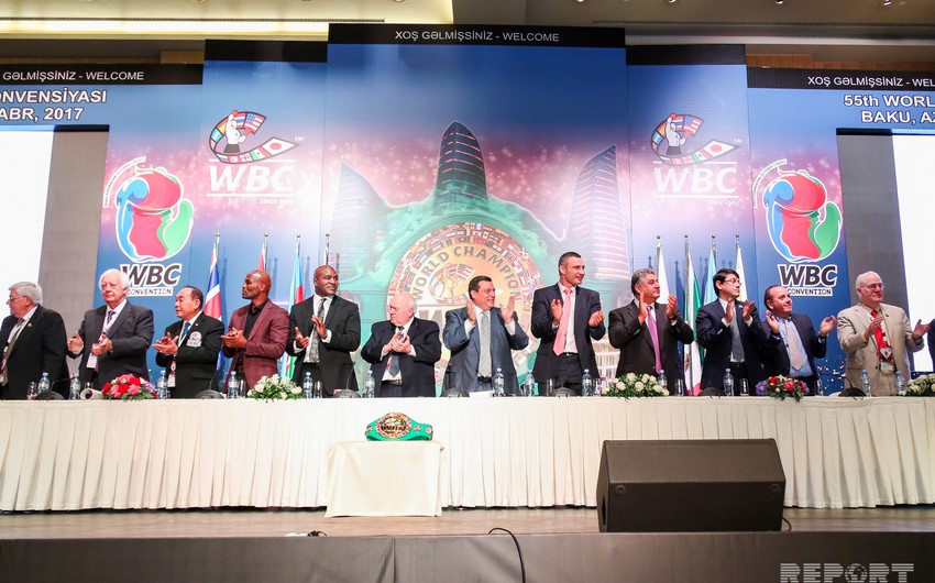 В Баку приступила к работе Конвенция WBC с участием известных боксеров