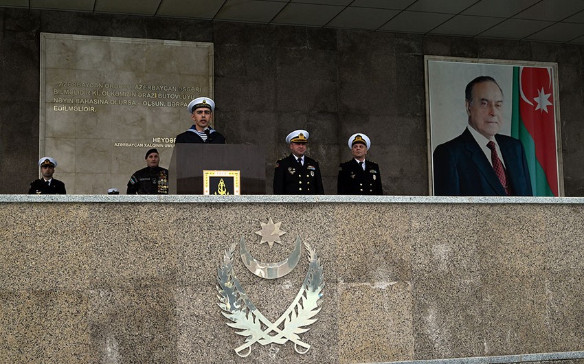 Проведено мероприятие по случаю Дня формирования воинской части ВМС Азербайджана