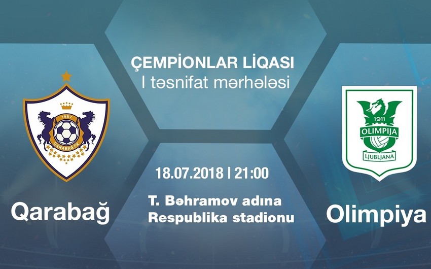 Tickets for Qarabag-Olimpija match on sale