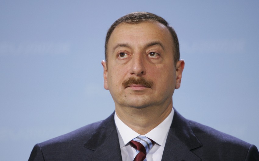 President Ilham Aliyev arrives in Zagatala district