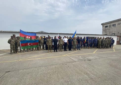 Делегация ВМС Азербайджана приняла участие в международных учениях