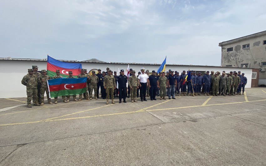 Azerbaijani military sailors take part in international training