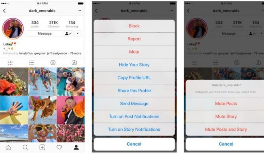 Instagram разрешил скрывать посты пользователей без удаления из друзей