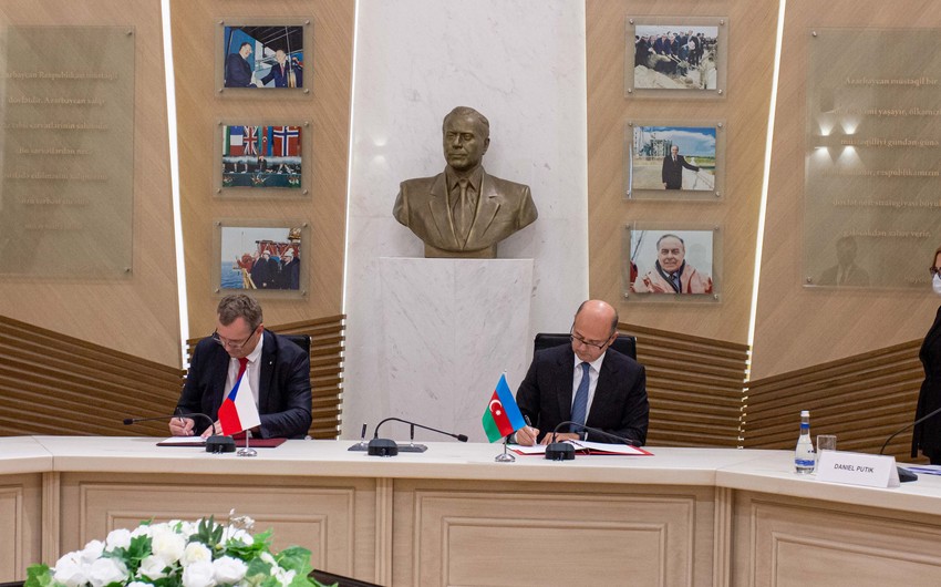 Азербайджан подписал с Чехией соглашение об энергосотрудничестве
