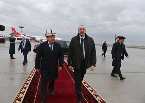 President Ilham Aliyev concludes visit to Kyrgyzstan