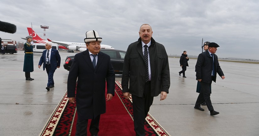 President Ilham Aliyev concludes visit to Kyrgyzstan