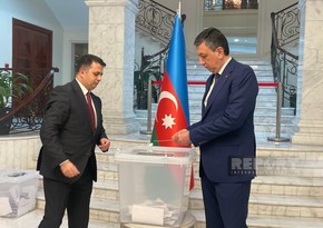 Voting in Azerbaijan's diplomatic missions in Georgia ends