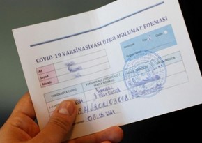Saxta COVID-19 pasportu satan şəxsə cinayət işi açılıb
