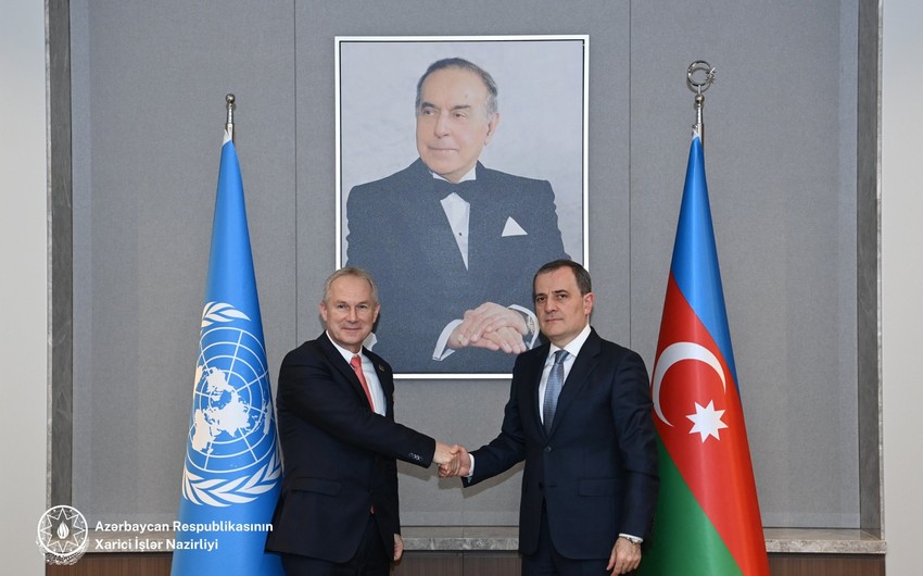 Jeyhun Bayramov Meets With UN General Assembly President