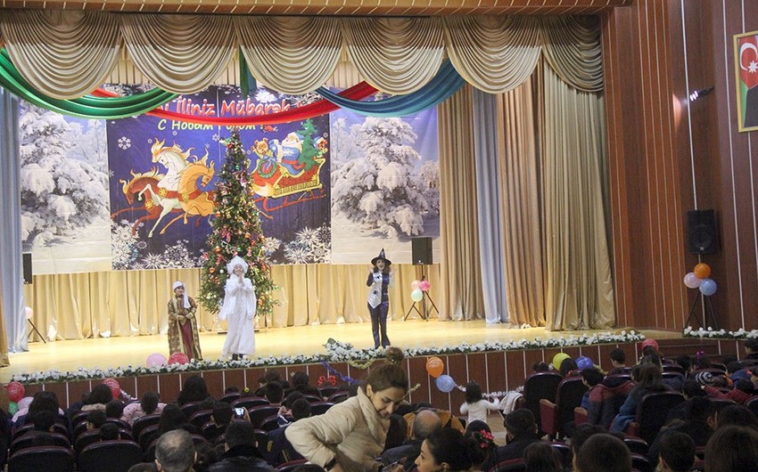 About 10,000 children of servicemen participated in holiday celebrations