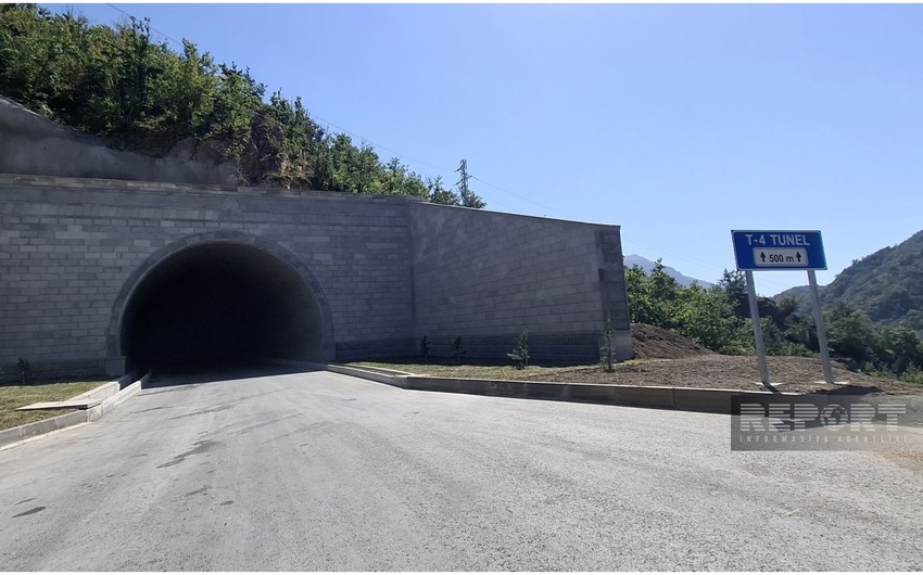 Construction of T4 tunnel nearing completion in Kalbajar