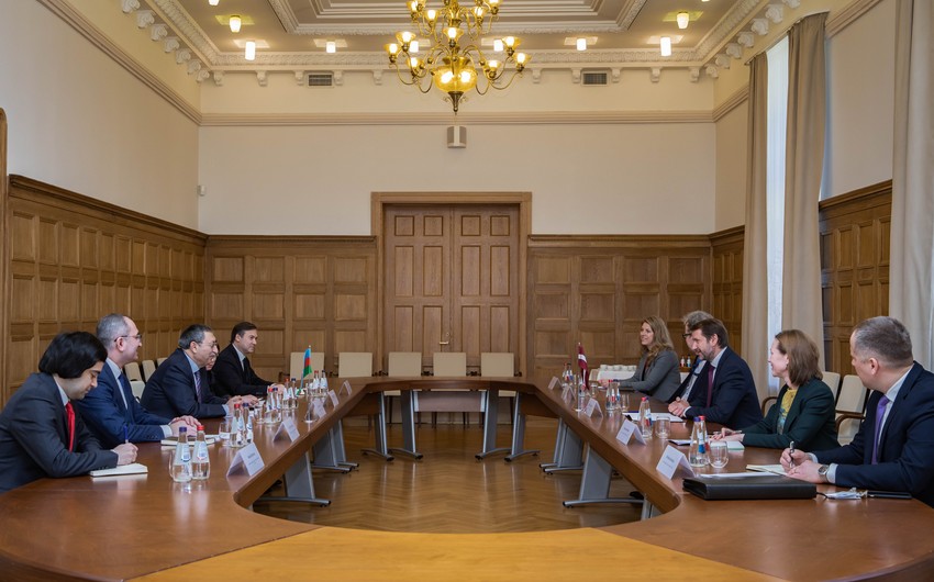 Состоялось первое заседание стратегического диалога между Азербайджаном и Латвией