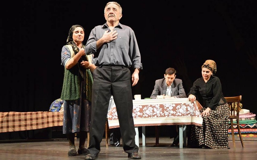Gənc Tamaşaçılar Teatrı Xocalı soyqırımına həsr olunmuş tamaşasını nümayiş etdirib