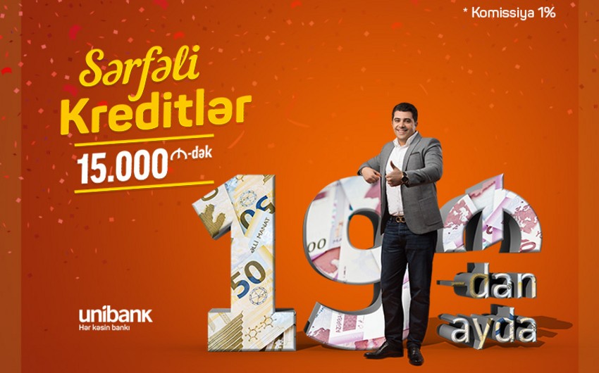 Unibank nağd kreditlərin maksimal məbləğini artırıb