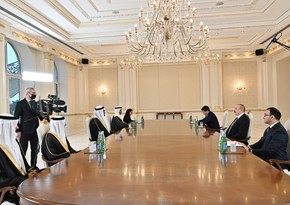 Президент Азербайджана принял министра по делам правительства ОАЭ