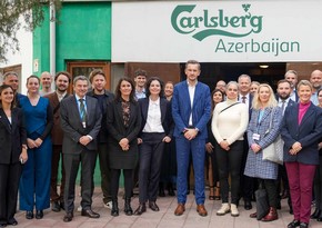 Danimarka rəsmiləri Carlsberg Azerbaijan zavoduna səfər ediblər