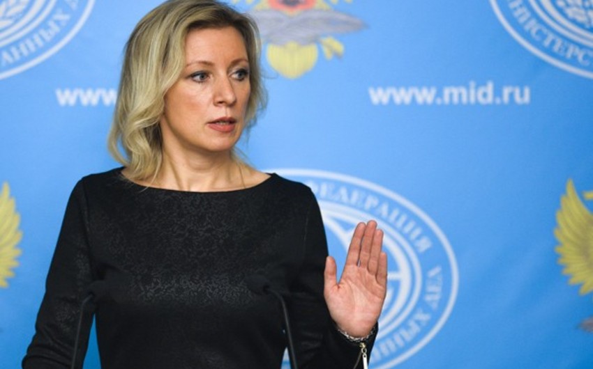 Zakharova: Russia will contribute to continuation of dialogue on resolving Karabakh conflict