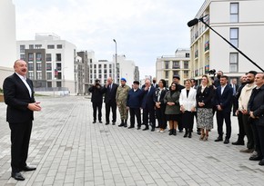 Ilham Aliyev meets with residents who moved to Fuzuli and members of general public of district on Fuzuli City Day - UPDATED 