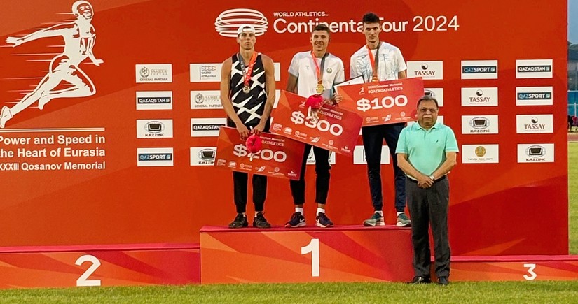 Азербайджанский атлет завоевал бронзовую медаль в Казахстане