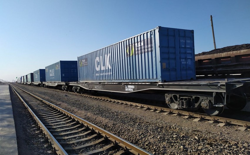 China sends new freight train to Azerbaijan