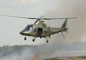 На греческом острове Эвбея на пляж Ахлади упал вертолет А-109