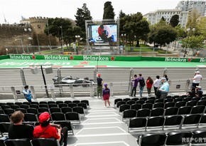 Formula 1 Azerbaijan Grand Prix start free rides