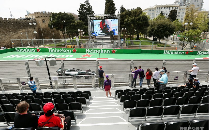 “Formula 1” üzrə Azərbaycan Qran Prisində sərbəst yürüşlərə start verilib